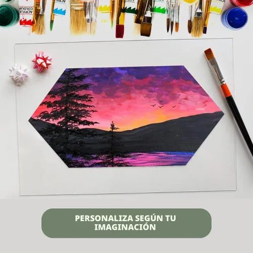 Vista 6 de Hojas de plexiglás de 1/8 de pulgada de grosor (3mm), láminas de acrílico - acrílico transparente, 12" x 12" - hoja de plexiglás fundido