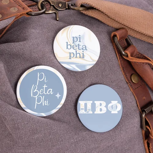 Vista 17 de Desert Cactus Pi Beta Phi Buttons Pin Sorority 3 Pieces of Variety Back Badge 2.25-inch