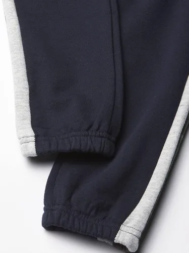 Vista 4 de Nautica Pantalones deportivos básicos de forro polar para niños, cintura elástica con cierre de cordón, mezcla de algodón súper suave