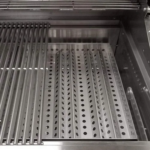 Vista 5 de Turbo Charcoal - Parrilla de barbacoa de acero inoxidable integrada de 32 pulgadas con bandeja de carbón