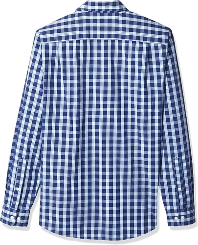 Vista 2 de Tienda Essentials Men's Slim-Fit Long-Sleeve Poplin Shirt