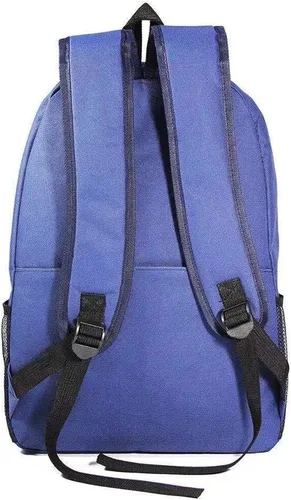 Vista 4 de Duuloon Mochila casual de estrellas de fútbol Kylian Mbappe&Messi y Neymar para estudiantes, mochila gráfica PSG para adolescentes, Azul