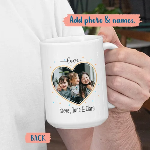 Vista 3 de Taza con texto en inglés "Best Papa Ever", tazas personalizadas para papá, tazas con foto personalizadas, regalos de hijo, hija, niños, taza