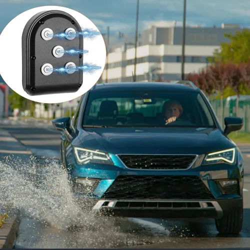 Vista 7 de Soporte magnético para llaves con cerradura, caja de cerradura magnética oculta debajo del automóvil, combinación segura de 4 dígitos con código