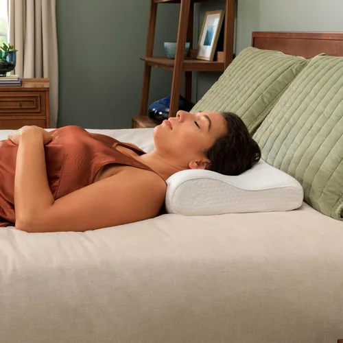 Vista 14 de Tempur-Pedic TEMPUR - Almohada para el cuello, perfil pequeño, color blanco