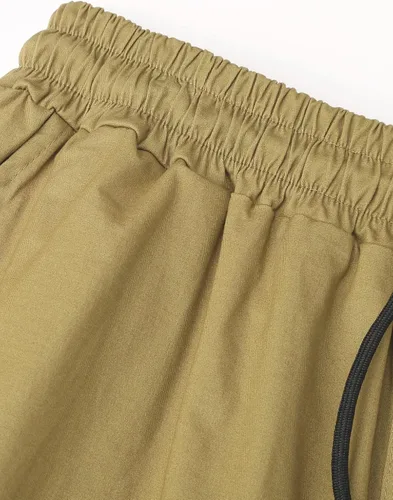 Vista 6 de Bilitry Pantalones deportivos chinos para hombre, pantalones cargo para senderismo, recreación al aire libre, pantalones de sarga para fitness