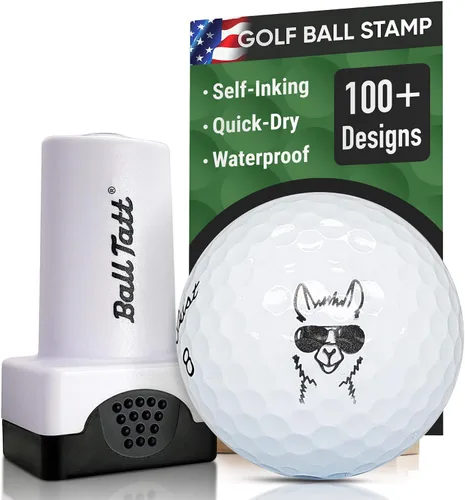 Vista 33 de Sello de pelota de golf - Marcador autoentintado - Herramienta de marcado permanente de secado rápido, sin fugas ni recargas, sello de golf