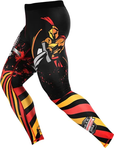 Vista 28 de Roar MMA - Pantalones de compresión para entrenamiento de gimnasio