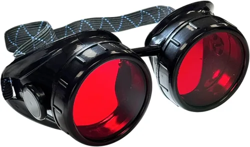 Vista 8 de Steampunk Mad Scientist - Gafas de protección para los ojos, estilo de soldadura