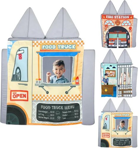 Vista 20 de Couch Swag Panel de juego para sofá de espuma para niños, sofá infantil (heladería)