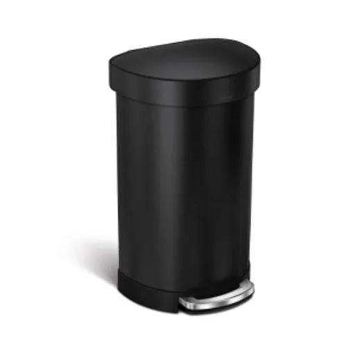 Vista 9 de Simplehuman bote de basura de acero mate de 45 l, con sensor semicircular