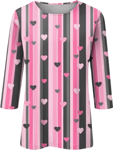 Vista 3 de Camiseta de trébol irlandés para mujer, diseño étnico de trébol de la suerte para mujer, para el día de San Patricio