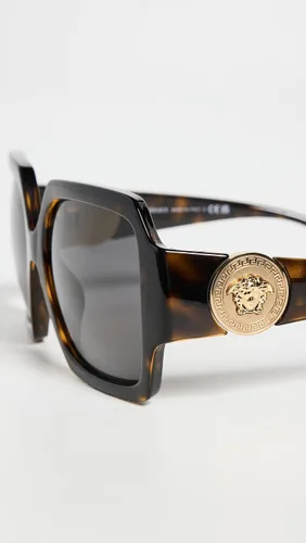 Vista 4 de Versace Gafas de sol cuadradas extragrandes para mujer