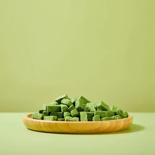 Vista 3 de Arya Sit! Hierba para gatos liofilizada con trozos de pollo – Control natural de bolas de pelo · Apoya la salud digestiva · Alto contenido