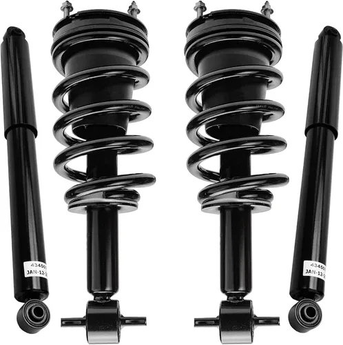 Vista 41 de Detroit Axle - Kit de amortiguadores de 4 puntales para Ford Escape 14-19, 2 puntales delanteros con resorte helicoidal 2 amortiguadores traseros