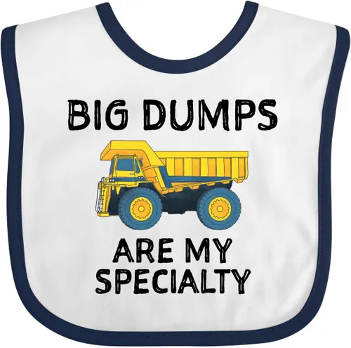 Vista 17 de inktastic Big Dumps Are My Specialty - Divertido y lindo babero para bebé