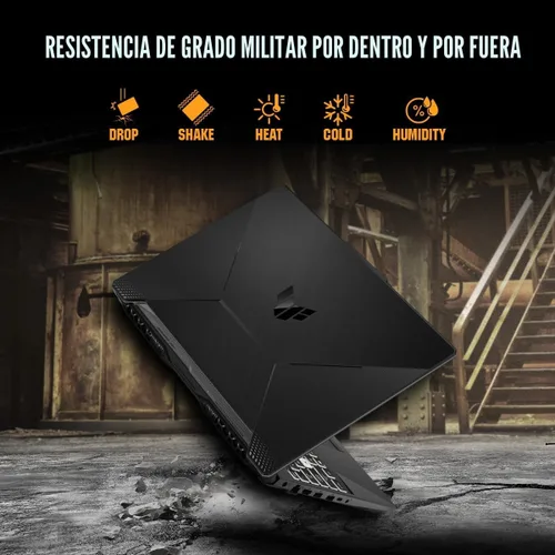 Vista 6 de ASUS TUF Gaming A15 - Laptop para juegos, pantalla FHD 16:9 de 144 Hz de 15.6 pulgadas, procesador AMD Ryzen™ 5 7535HS, NVIDIA® GeForce RTX™ 3050