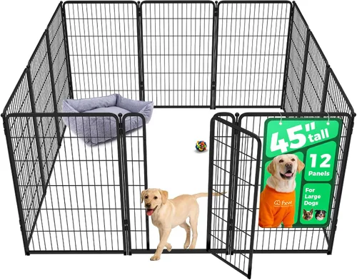 Vista 54 de FXW Homeplus Unleashed Corralito para Perros de Interior - Juego Sin Estrés y Seguro, Resistente de 24 Pulgadas 2 Paneles Corralito para Cachorros
