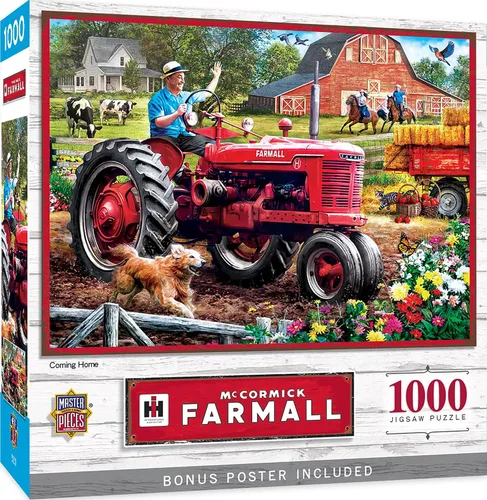 Vista 4 de MasterPieces Farmall Case Ih - un rompecabezas clásico americano de 1000 piezas