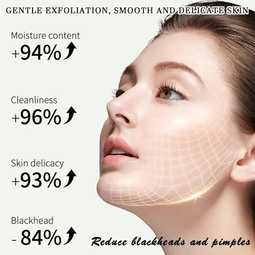 Vista 6 de Gel exfoliante purificante – 1.76 oz de enzimas purificantes suaves para el cuidado de la piel facial, hidratación de plantas, suave comodidad