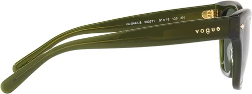Vista 11 de Vogue Eyewear Woman Sunglasses Opal Green Frame, Dark Green Lenses, 51MM