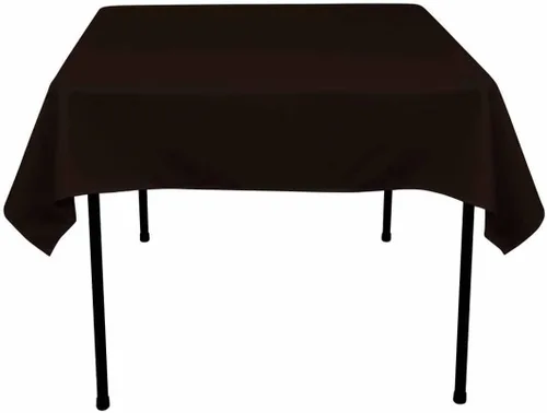 Vista 42 de Mantel cuadrado de poliéster 72"x72" (azul Acqua)