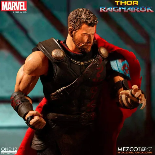 Vista 6 de Mezco Toys One: 12 Collective: Figura de acción Marvel Thor Ragnarok
