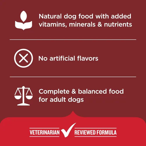 Vista 5 de Nutrish Rachael Ray - Alimento seco para perros adultos, receta de carne de res, guisantes y arroz integral, bolsa de 5 libras