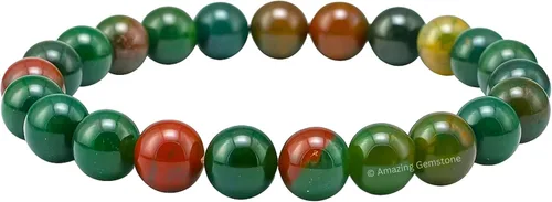 Vista 629 de Amazing Gemstone Crystal Bracelet for Women Men's Gifts - Protection Healing Crystal Bracelet - 8mm Gemstone Beaded Stretchable Bracelet Pulseras