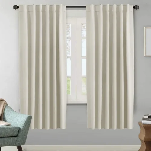 Vista 92 de H.VERSAILTEX Cortinas Opacas con Aislamiento Térmico, Paneles de Tratamiento de Ventanas que Oscurecen la Habitación, Cortinas Opacas para Sala