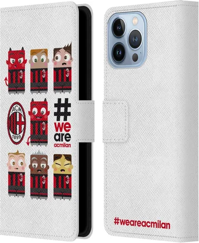 Vista 94 de Head Case Designs Officially Licensed AC Milan Dream Big Children Leather Wallet Case Compatible with Apple iPhone 11