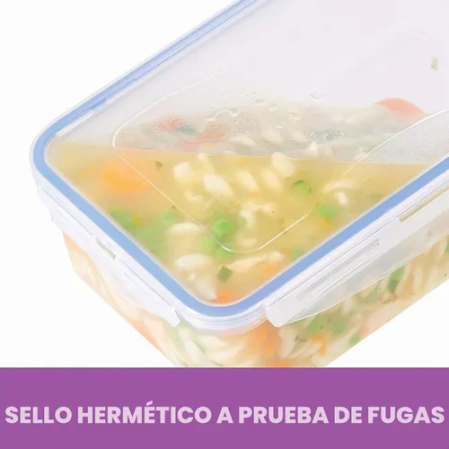 Vista 5 de Lock & Lock Easy Essentials - Contenedores para almacenamiento de alimentos