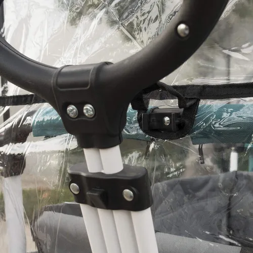 Vista 7 de Creative Outdoor Distributor Bolsa de plástico transparente impermeable para vagones de empuje, universal y duradero, accesorios de actividades