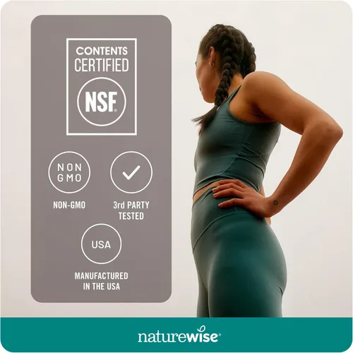 Vista 6 de NatureWise Suplemento de aceite de pescado Omega 3 extra fuerte – 1000 mg por porción – 600 EPA y 400 DHA y vitamina E – Apoyo para la salud