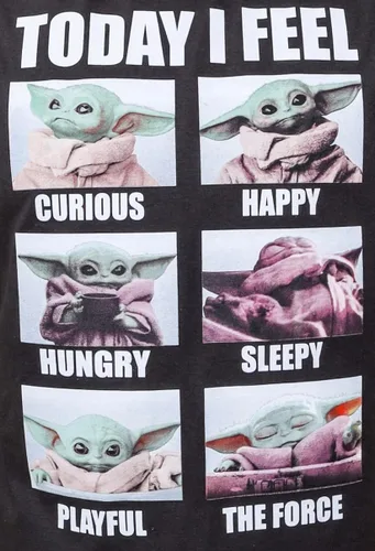 Vista 4 de Star Wars The Mandalorian The Child Baby Yoda Today I Feel Camiseta