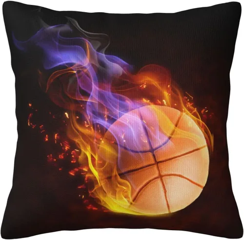 Vista 10 de Fundas de almohada con temática de béisbol para habitación de niños y niñas, fundas de almohada de estilo deportivo negro y azul