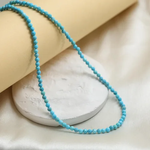Vista 46 de Gempires - Collar de cuentas de piedras naturales hechas a mano, joyería de cristal hipoalergénica de 20 pulgadas, chapado en oro, joyería de moda