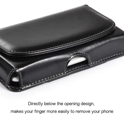 Vista 5 de Funda para cinturón para iPhone 16 Pro Max 17 Pro Max, con clip de cinturón horizontal para iPhone 14 Pro Max 15 Pro Max 17 Plus 15 Plus Galaxy S24