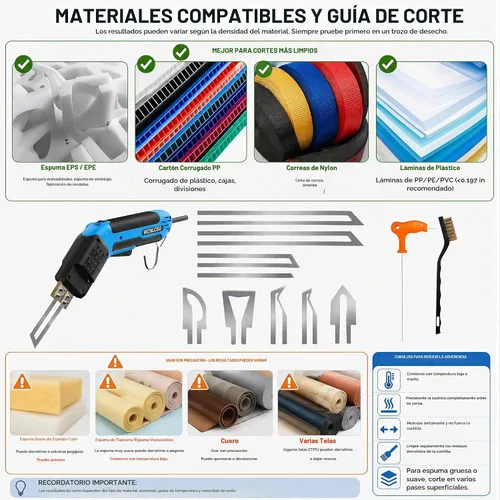 Vista 7 de Nuevo modelo: cortador de espuma, cuchillo eléctrico caliente, kit de herramientas de corte de espuma, kit de herramientas de corte de espuma