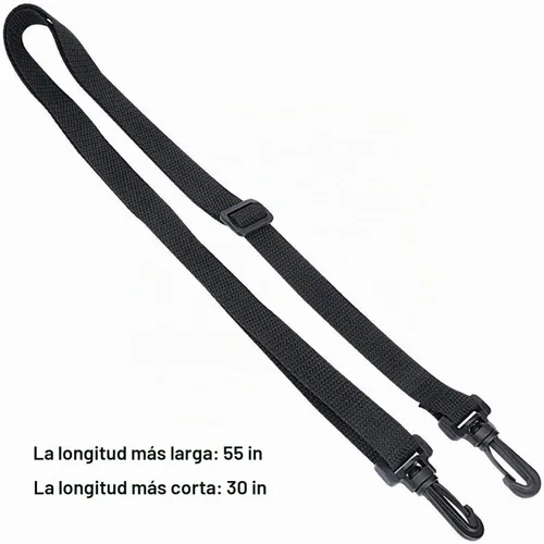 Vista 5 de AMARY - Bolsa de transporte de neopreno para botella de agua, con correa ajustable para el hombro, cubierta aislada para botellas de acero Negro