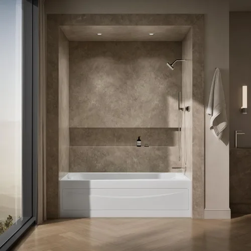 Vista 4 de Kohler 1259-RA-0 Mariposa 72.4 in x 36.0 in baño alcobólico, drenaje derecho, Blanco