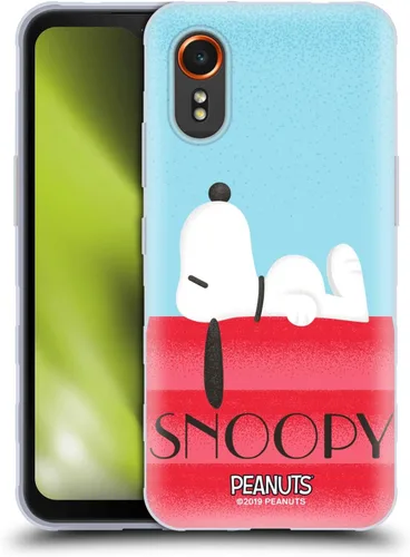 Vista 229 de Head Case Designs Snoopy Deco Dreams - Funda de gel con licencia oficial de Peanuts Blue Pattern [protección de grado militar] compatible con Google