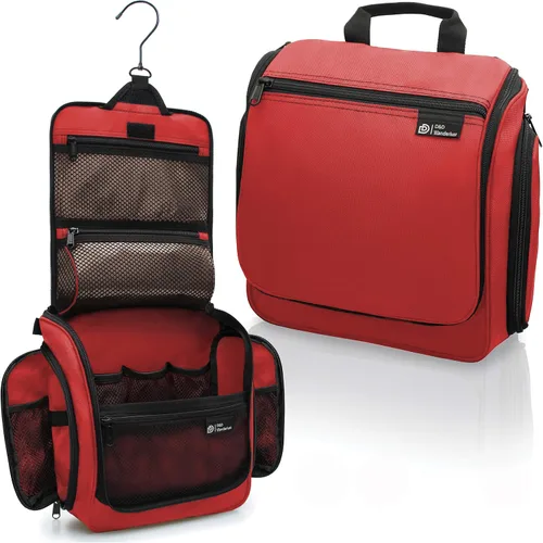 Vista 17 de D&D Bolsa colgante para artículos e aseo personal, organizador de viaje de diseñador para maquillaje y artículos de aseo, para hombres y mujeres