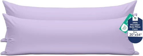 Vista 11 de Royale Linens Paquete de 2 fundas de almohada de tamaño estándar de 20 x 26 pulgadas, microfibra cepillada, fundas de almohada de cama, resistentes