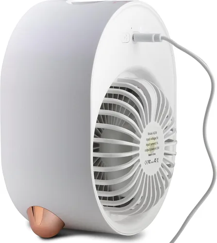 Vista 3 de Ventilador portátil de una sola habitación AC enfriador de aire evaporativo con luz de mesita de noche Portátil AC Room Cooler Aire acondicionado