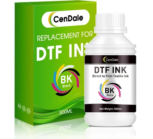 Vista 9 de CenDale Tinta DTF Prémium 3000ML - Tinta de transferencia DTF para película PET, Tinta DTF recargable para Epson ET-8550, L1800, L800, XP15000