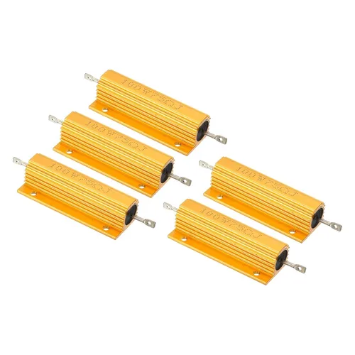 Vista 11 de PATIKIL Resistencia de carcasa de aluminio de 100 W 0.01 ohmios, paquete de 5 resistencias de carcasa de aluminio con carcasa de alambre enrollado