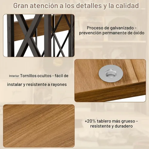 Vista 4 de Soporte apilable para discos de vinilo de 80 a 100 Lps con estante