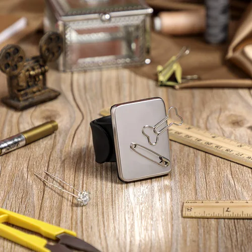 Vista 5 de 2 piezas de alfiler magnético y soporte para pulsera para acolchado