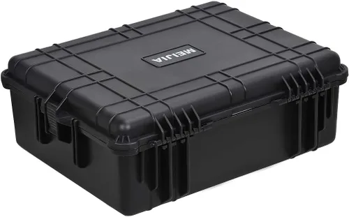 Vista 16 de MEIJIA Funda rígida protectora impermeable portátil, funda para cámara con espuma de ajuste personalizable insertada, apta para uso con drones